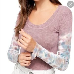 We the Free purple tie dye long sleeve!